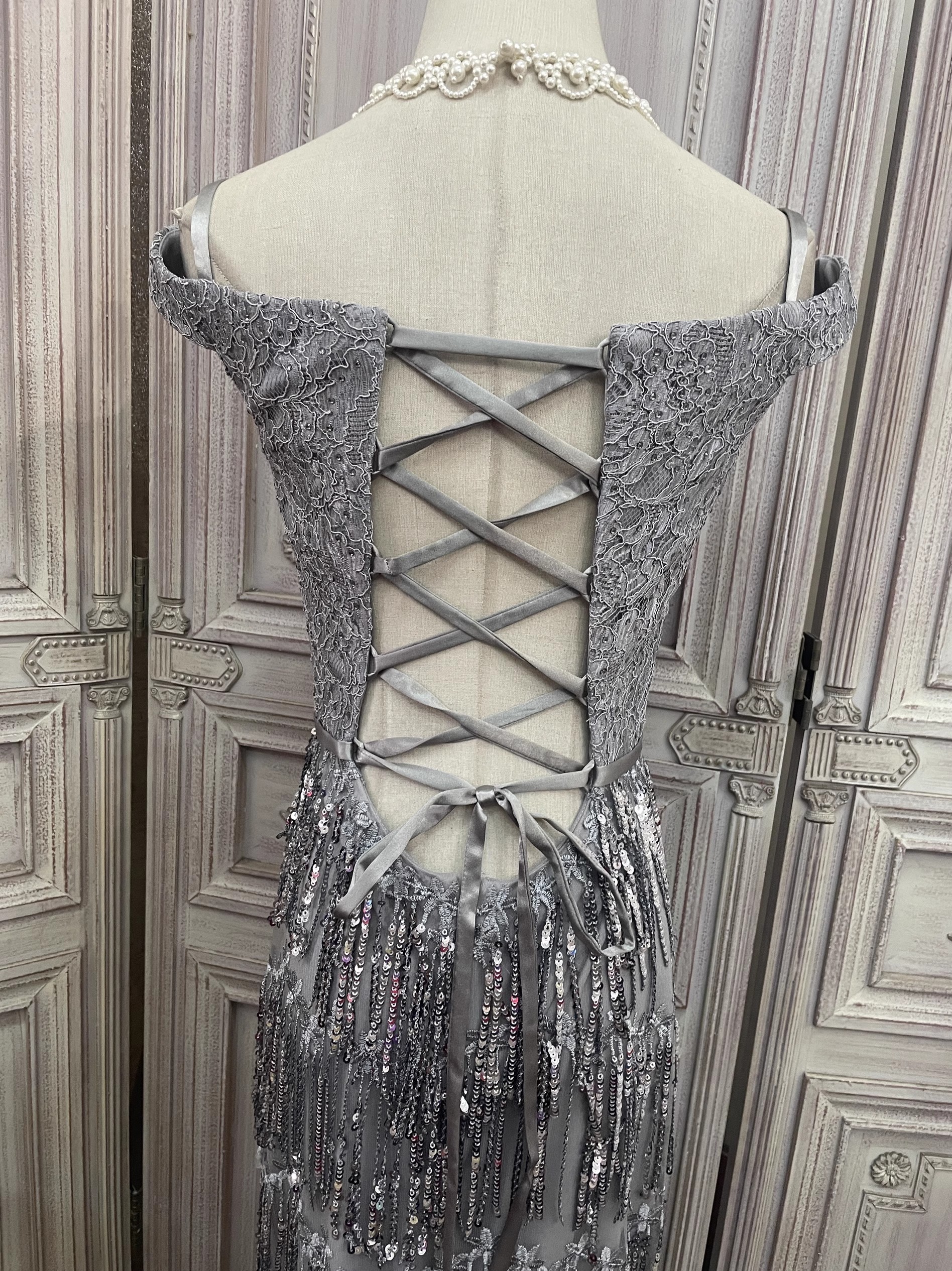 Custom Beaded Fringe Long Grown Manufacturer (1)