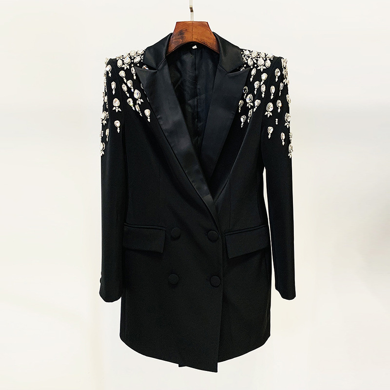 Custom Beaded Long Blazer Factory (6)