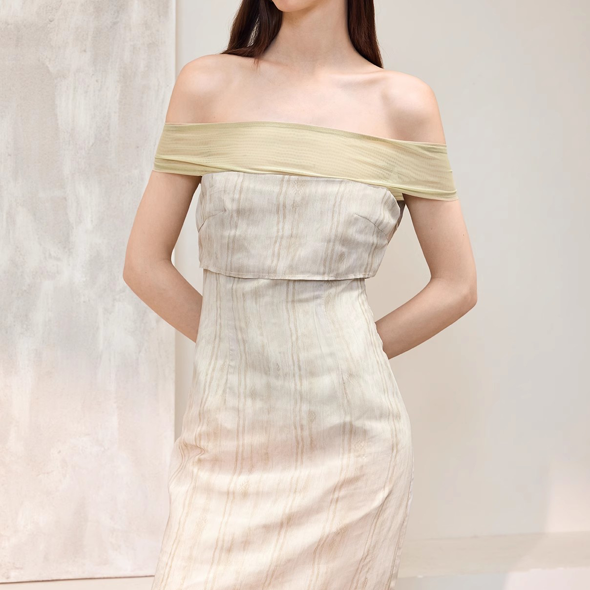 Custom Elegant Silk Linen Dress Manufacturer (4)