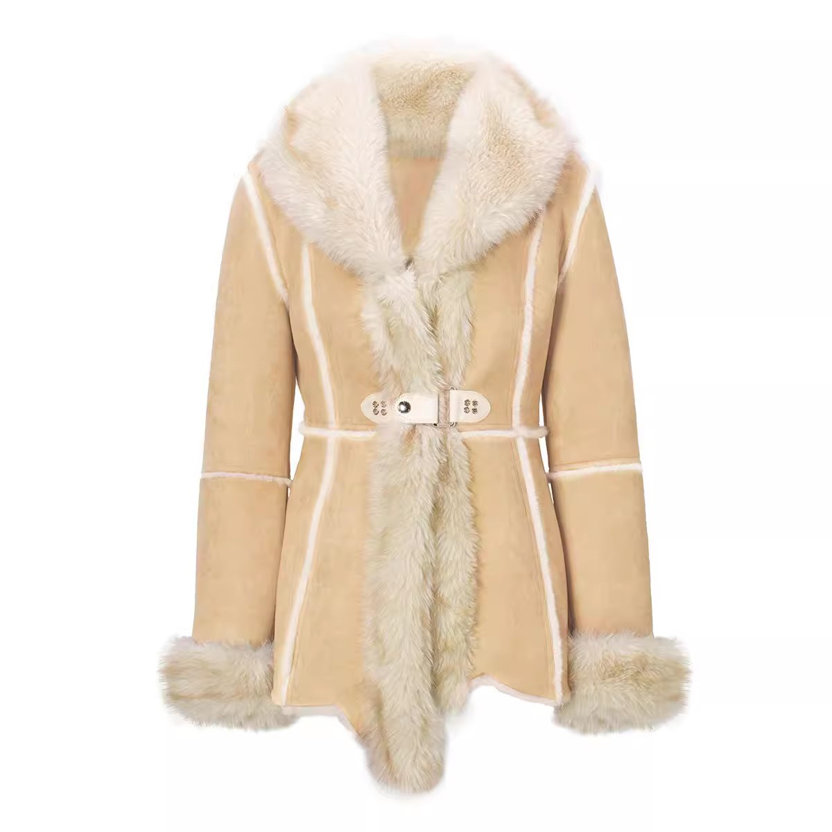 Custom Fox Fur Long Coat Manufacturer (4)