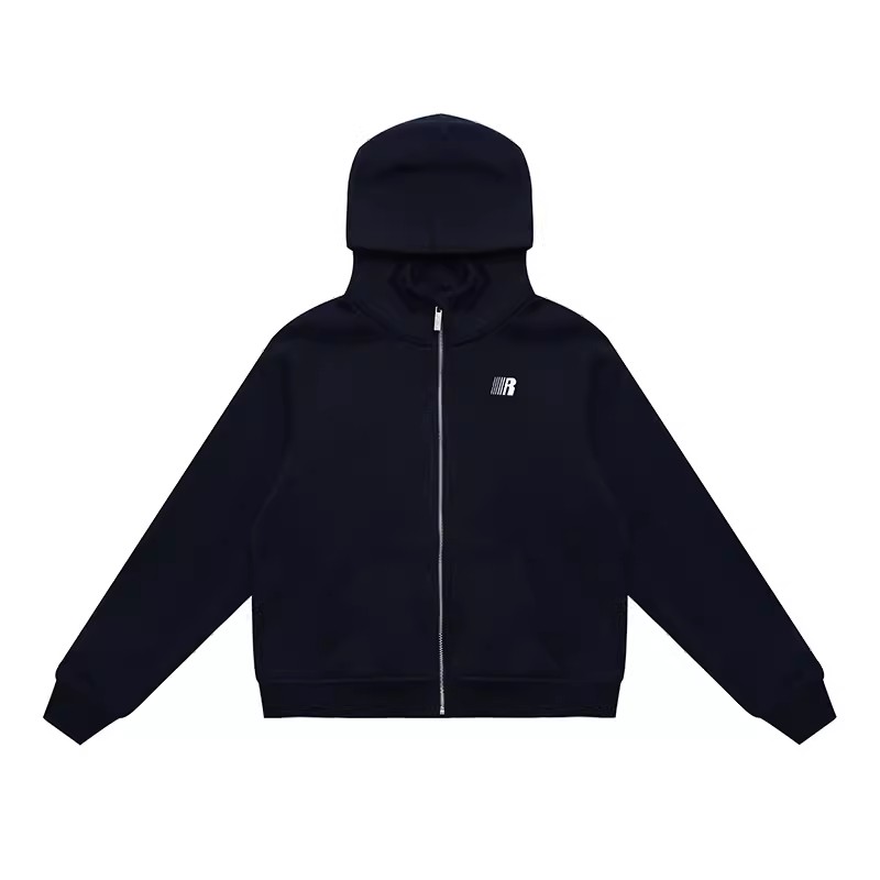 Custom Hooded Sweatshirt Sport Cardigan Jacket Factory (4)