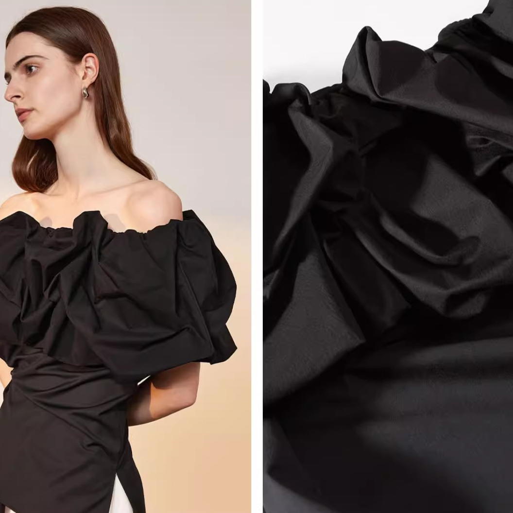 Custom One Shoulder Ruffle Neck Slit Blouse Manufacturer (1)