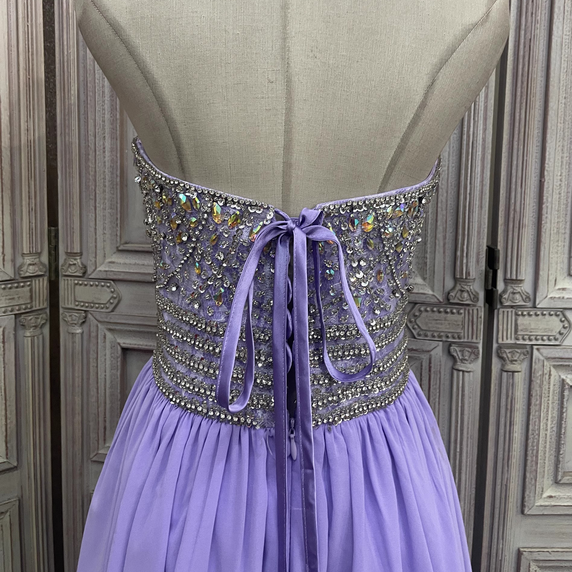 Custom Purple Mini Beaded Dresses Manufacturer (1)