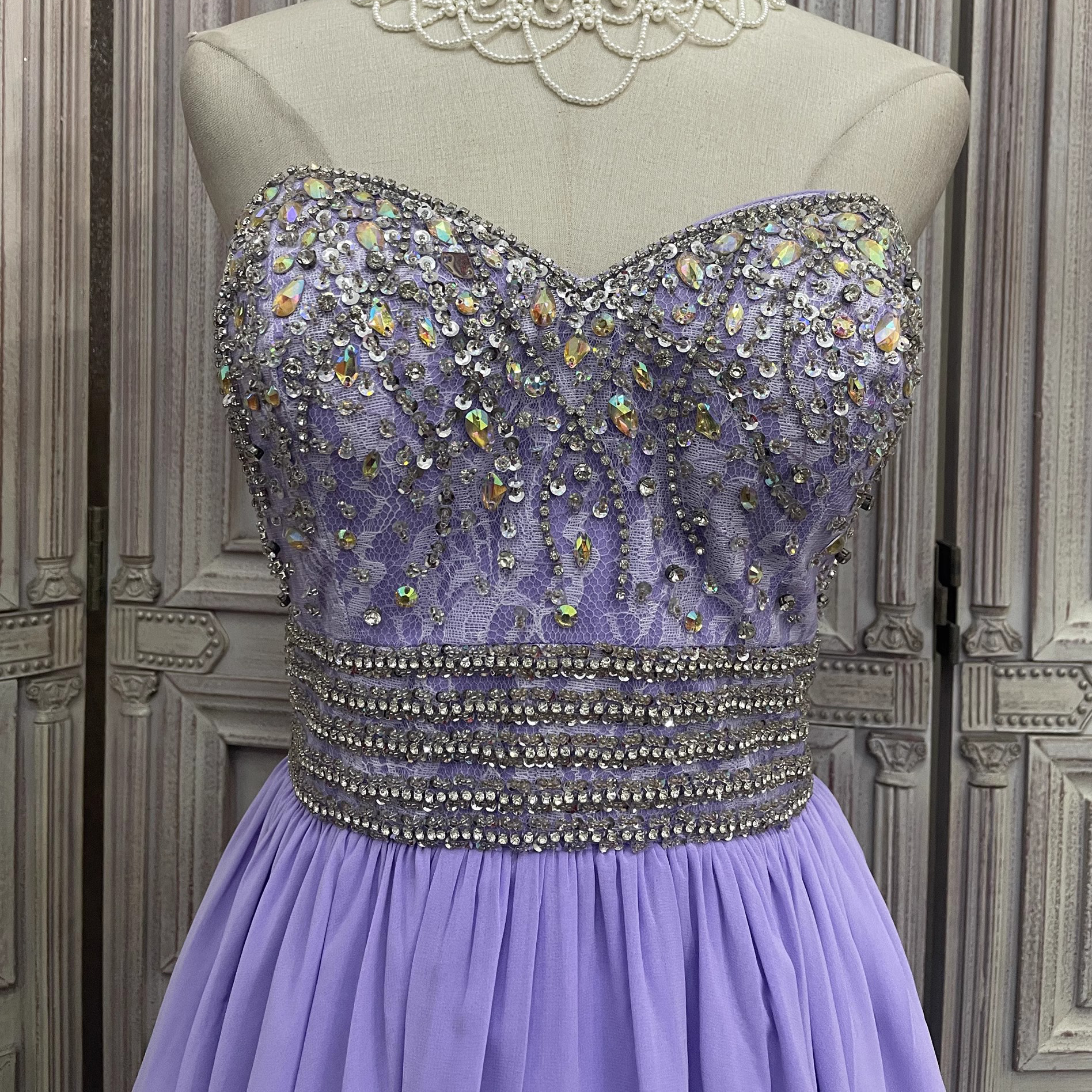 Custom Purple Mini Beaded Dresses Manufacturer (3)