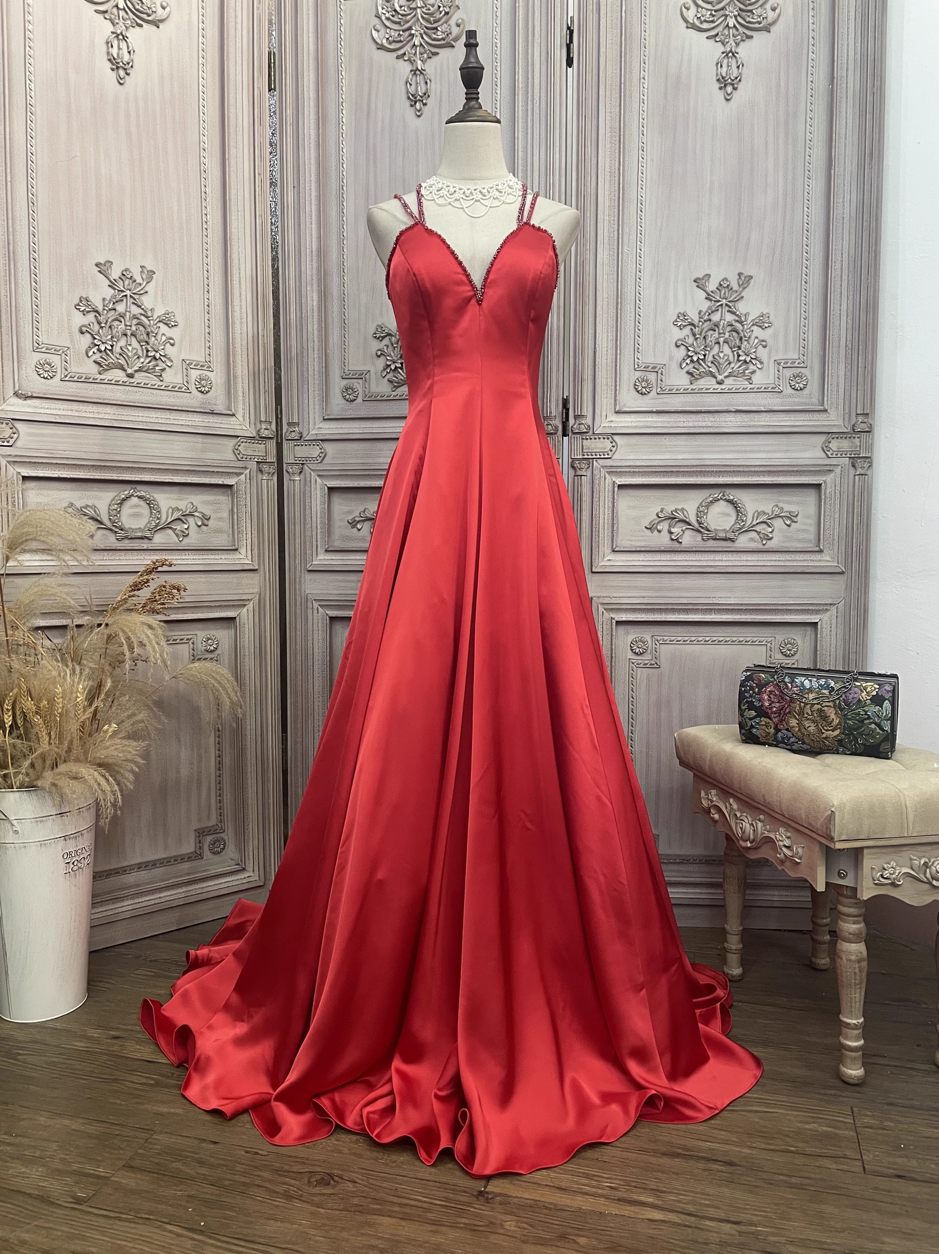 Custom Satin Silk Long Gown Manufacturer (3)