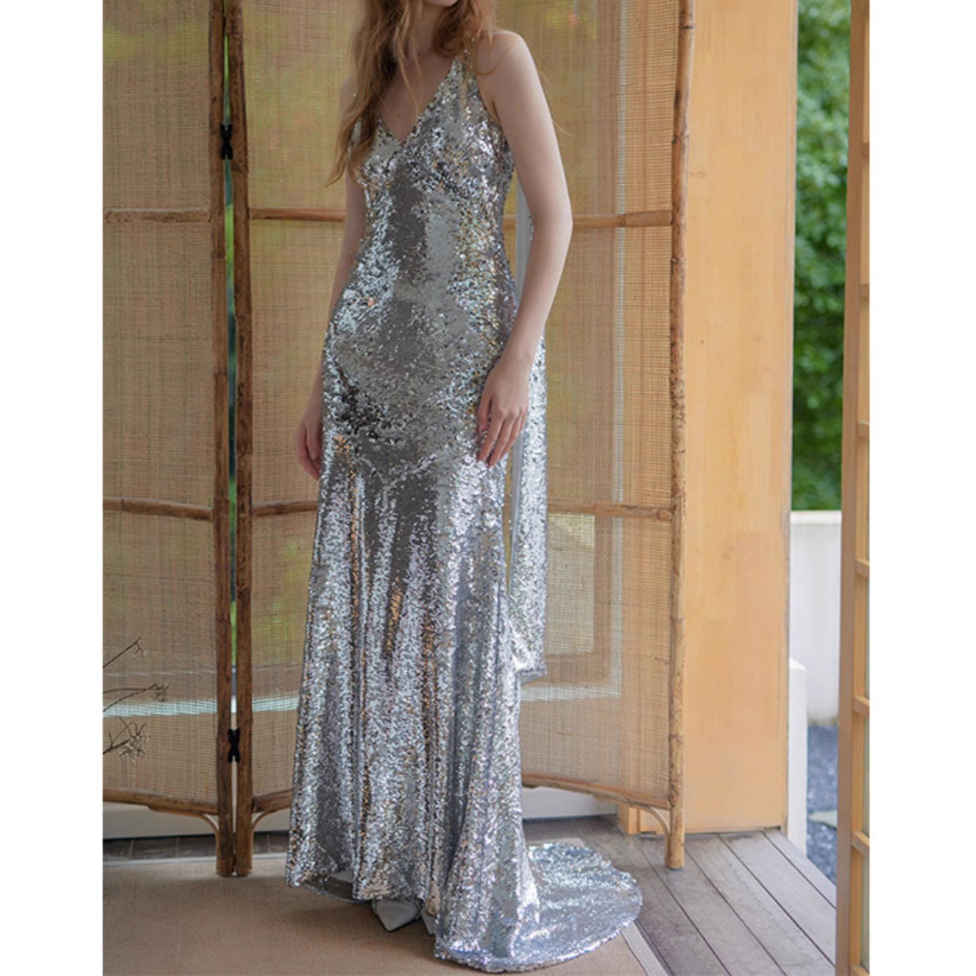 Custom Sequin Long Evening Dress Manufacturers (5)