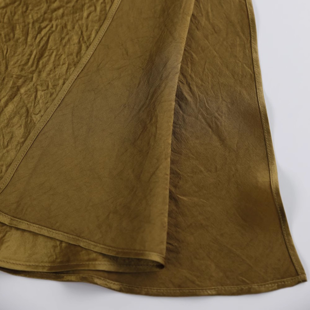 Custom Slit Long Satin Silk Skirt Manufacturer (3)