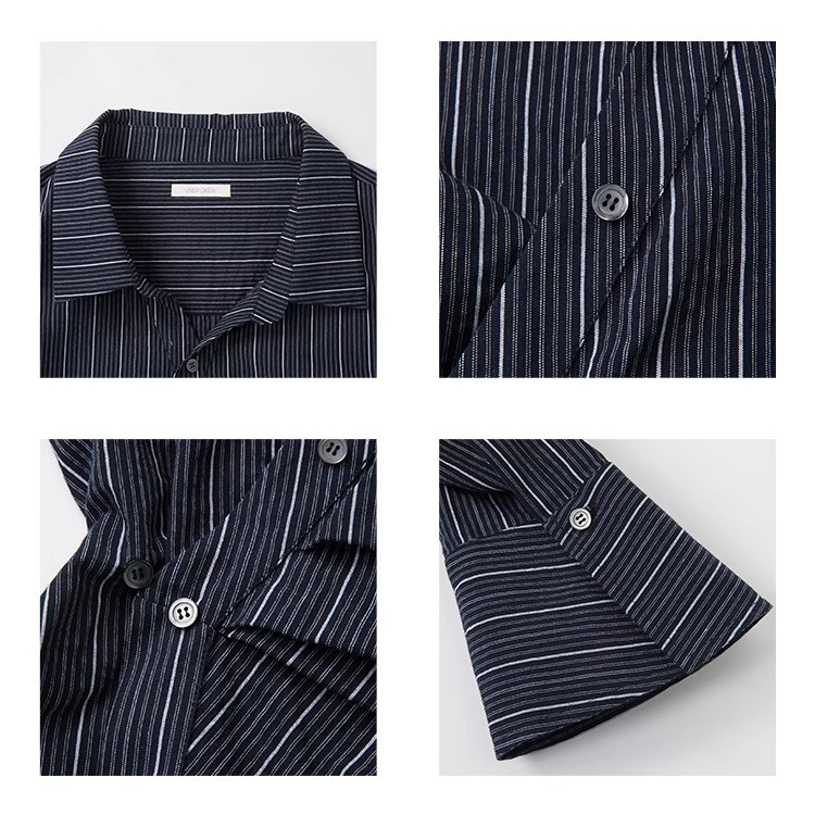 Custom Striped Shirt Top Manufacturer