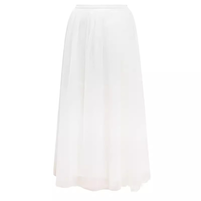 Custom White Mesh Skirt Women Factor (5)