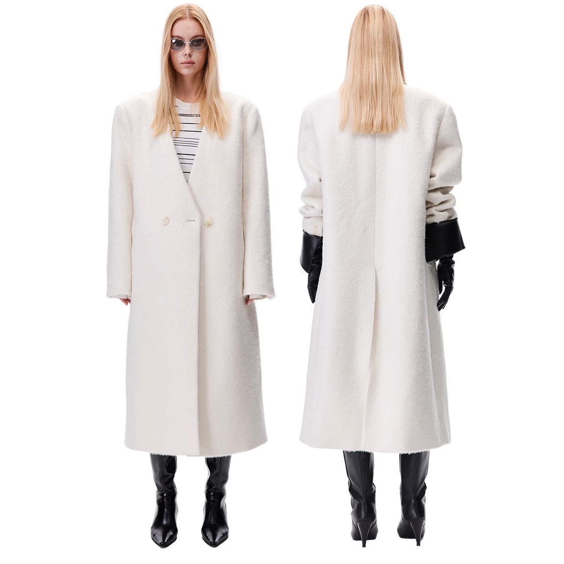 Custom White Wool Coat Jacket Manufacturer (1)